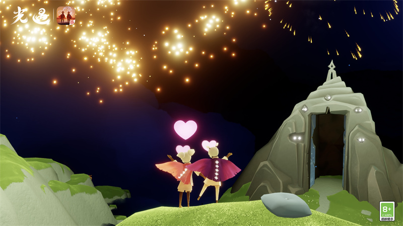 千人同聚，视觉盛宴！《光遇》邀你来看最美丽的烟花大会