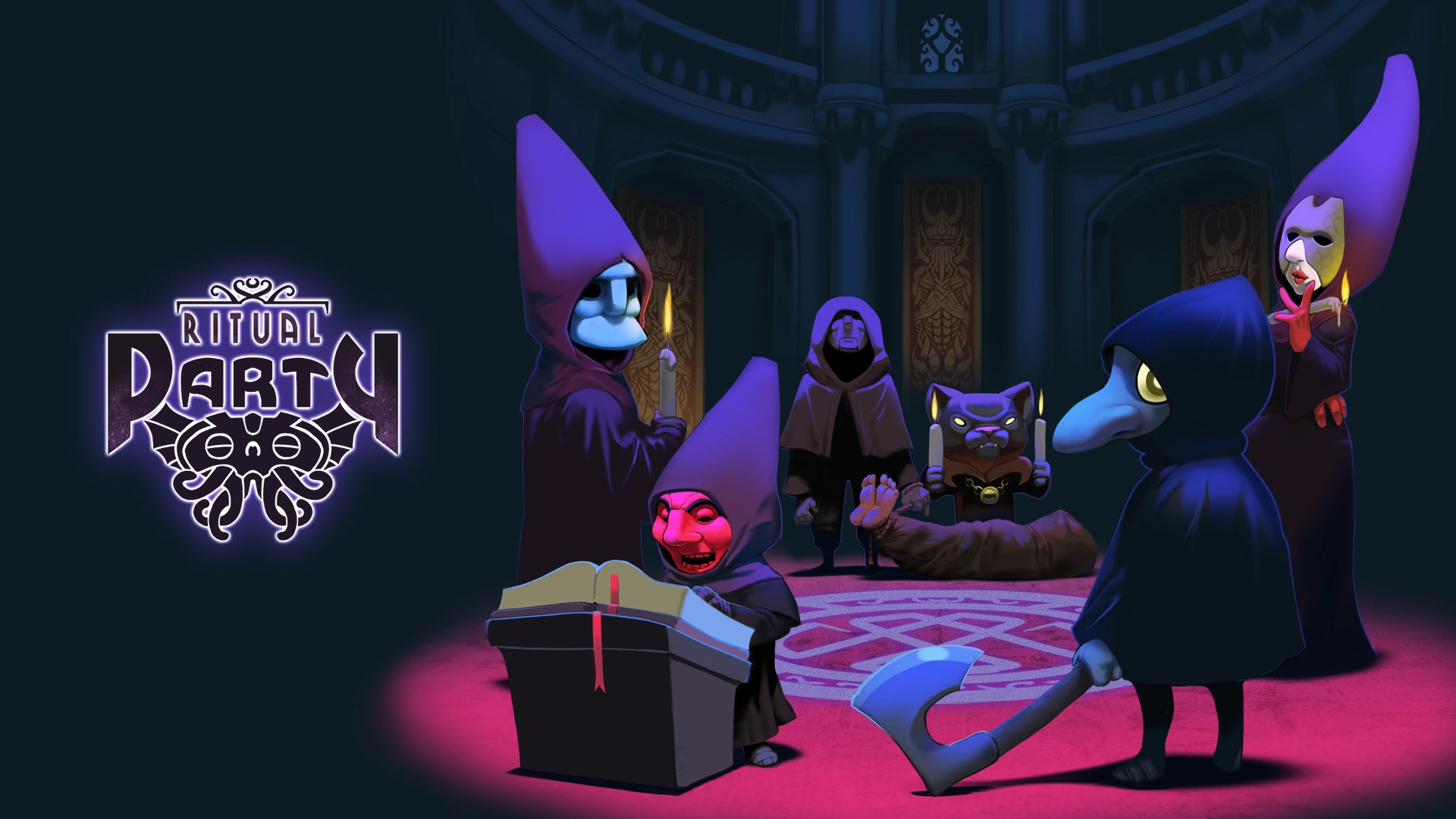 4人合作召唤邪神游戏《仪式派对》抢先体验 尝试在混乱现场存活下来