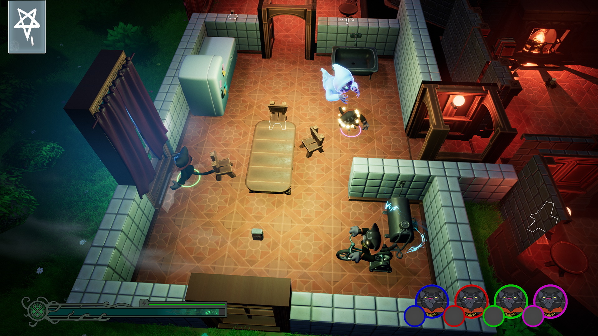 4人合作召唤邪神游戏《仪式派对》抢先体验 尝试在混乱现场存活下来