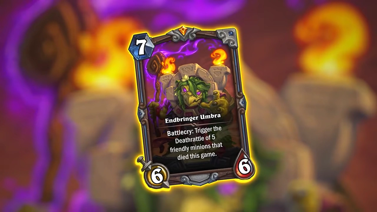 《炉石战记》新资料片《浩劫与重生》3月18日上线，死亡之翼率领「巨型手下」降临