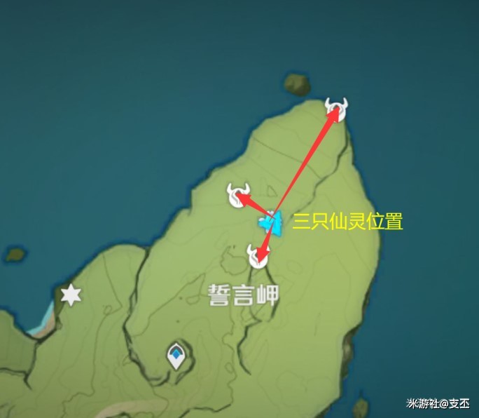 《原神》蒙德全部51只仙灵收集路线