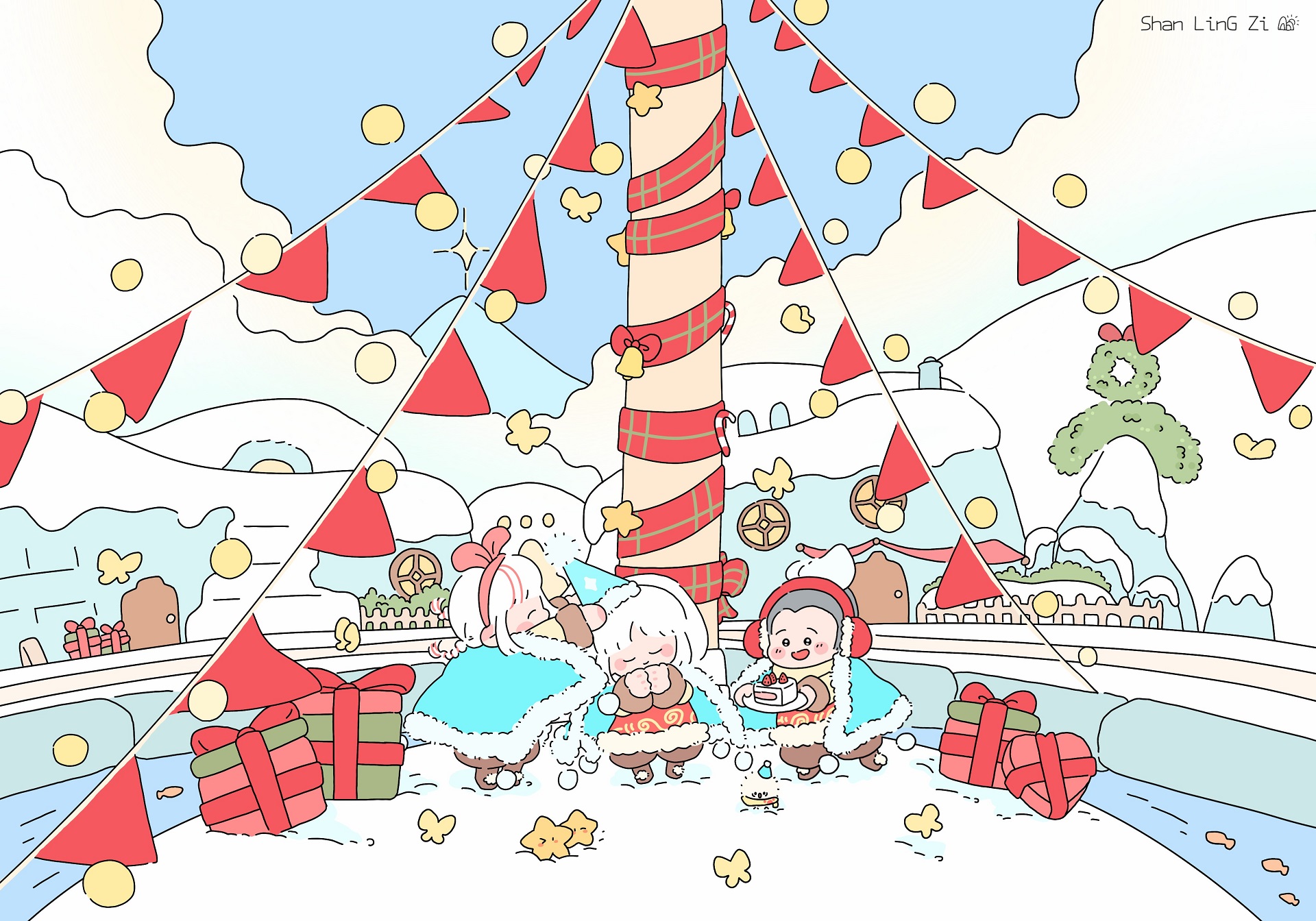 冰雪盛宴 相聚尽欢《光·遇》“宴会节”玩家作品展示