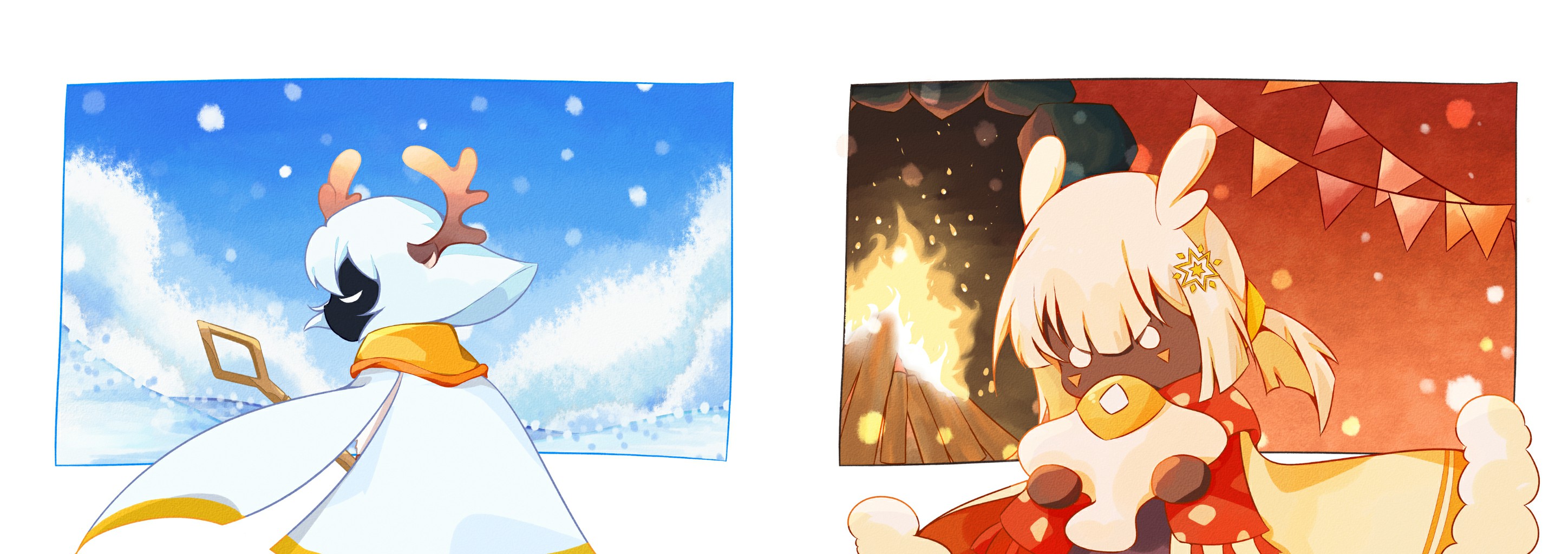 冰雪盛宴 相聚尽欢《光·遇》“宴会节”玩家作品展示