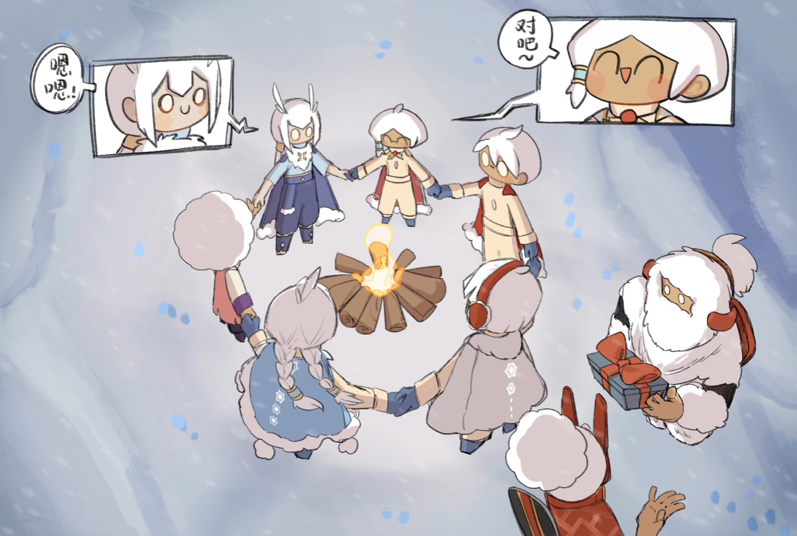 冰雪盛宴 相聚尽欢《光·遇》“宴会节”玩家作品展示