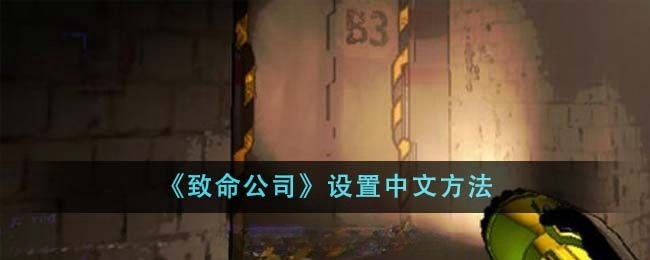 致命公司怎么设置中文-中文字幕4个设置步骤