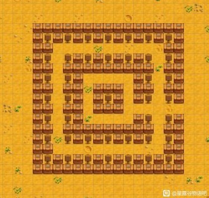 星露谷物语1.6蘑菇树桩与树的种植布局分享