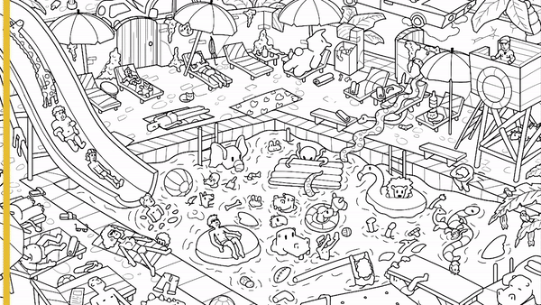 涂色与寻物元素的游戏《寻物大师：这里没有小恐龙》游戏介绍