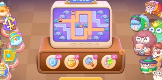 《保卫萝卜4》阿波与魔法宝藏105关图文攻略