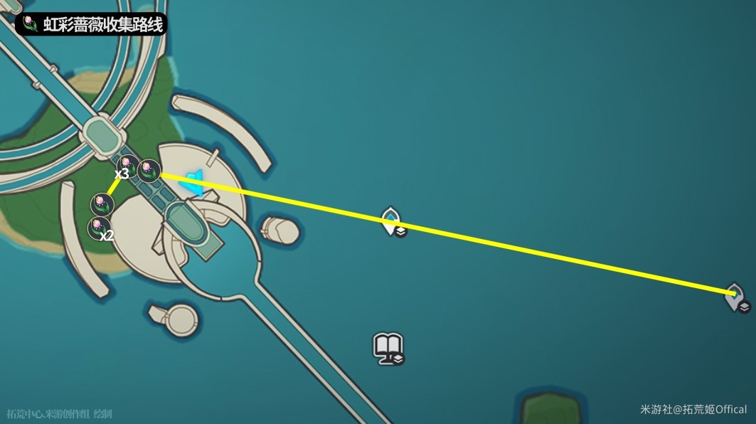 《原神》“阿蕾奇诺”养成材料收集攻略 彩虹蔷薇采集位置