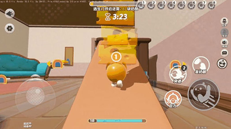 奶酪大作战《蛋仔派对》全新玩法「极速追逃」上线，《猫和老鼠》联动地图限时开启！