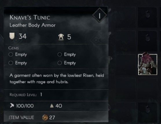 《恶意不息》装备基础数据分析