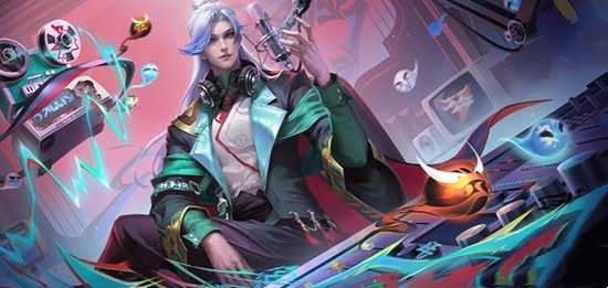 《王者荣耀》明世隐新皮肤“夜落电台”即将上线，小明化身电台主播