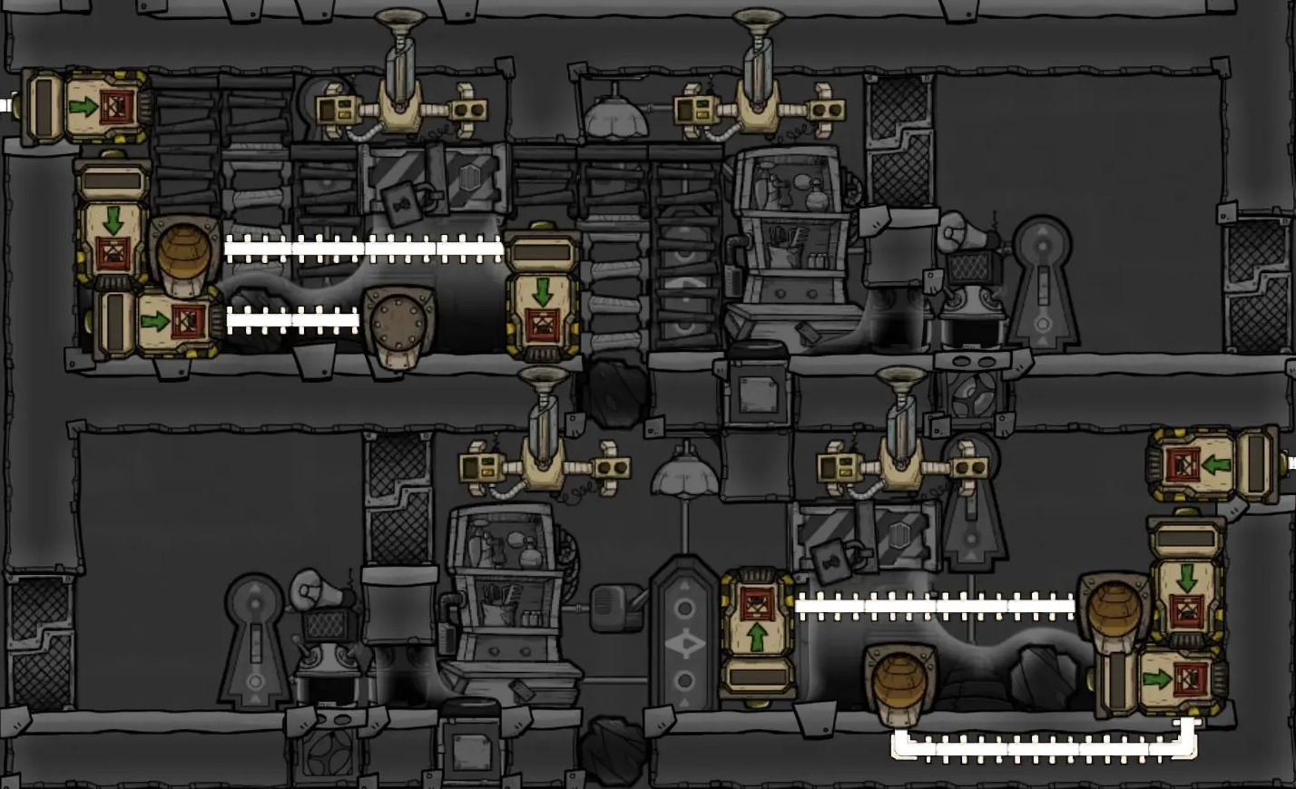 《缺氧》“松鼠产泥土”模块搭建方法