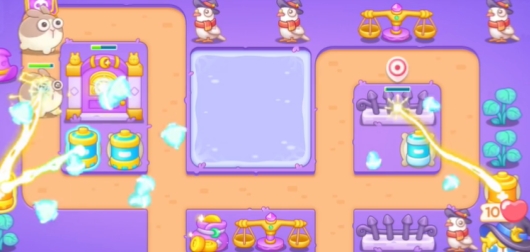 《保卫萝卜4》阿波与魔法宝藏114关通关方法