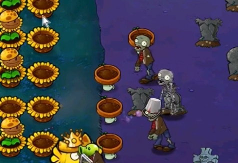 《植物大战僵尸》杂交版冒险模式58过关详解