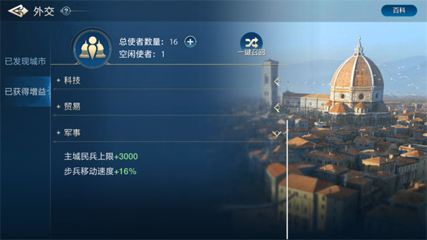 《世界启元》城市外交玩法及小技巧介绍