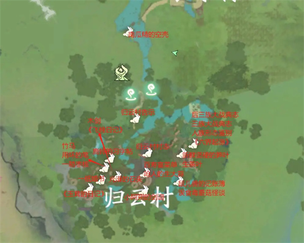 《仙剑世界》云游集全地图区域位置探索攻略