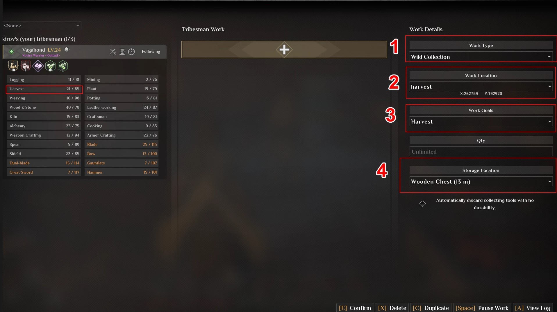 《灵魂面甲》族人工作系统攻略