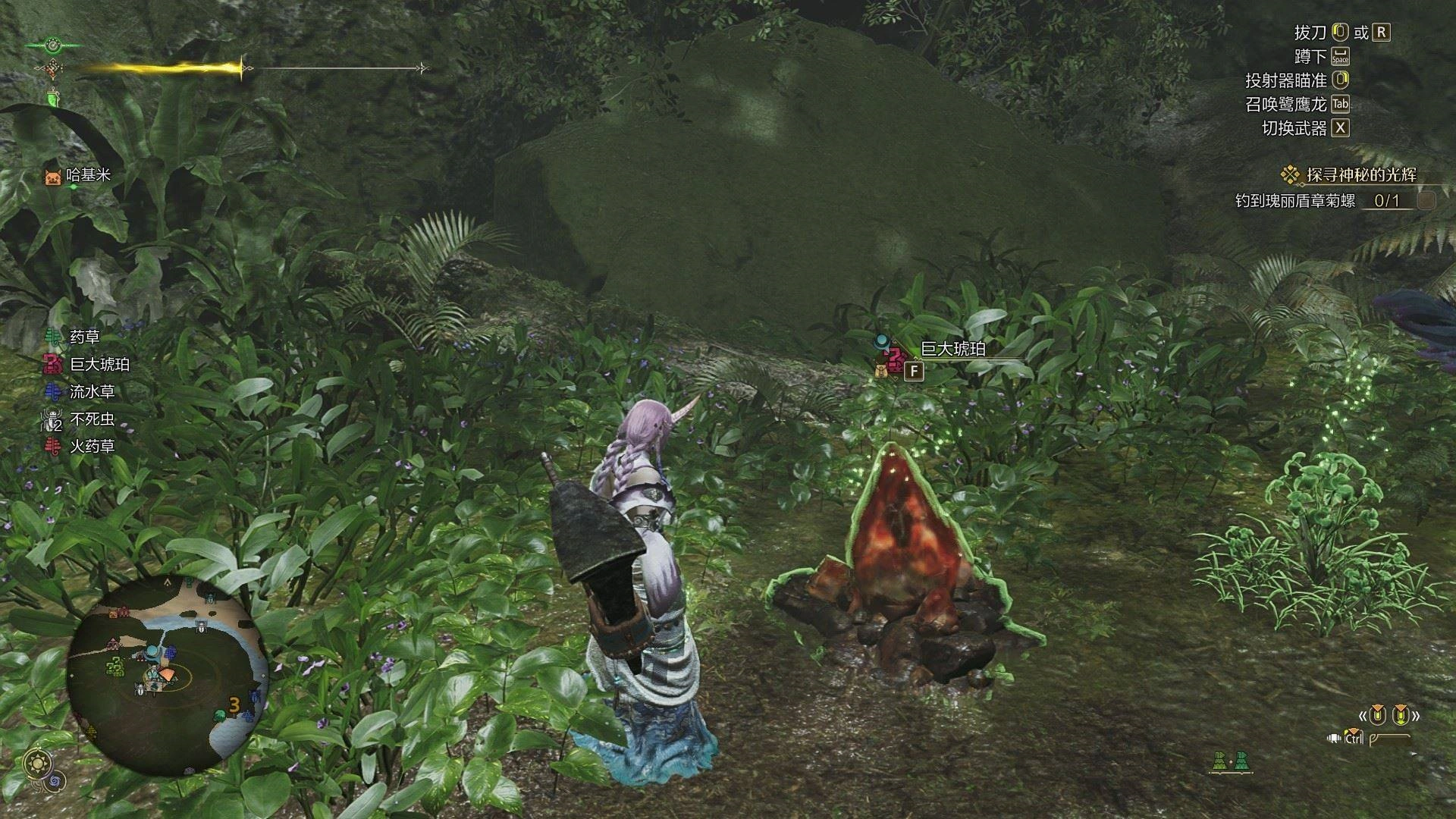 《怪物猎人荒野》“悠久的大绯琥珀”位置及获取方法，悠久的大绯琥珀在哪