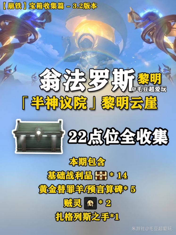 《崩坏星穹铁道》“黎明云崖”宝箱位置一览