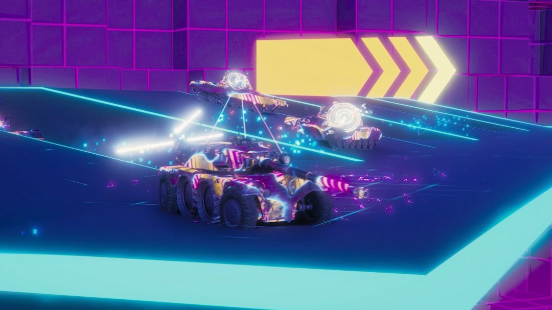 驾驶坦克全速狂飙《坦克世界》“霓虹竞速模式”已开启！