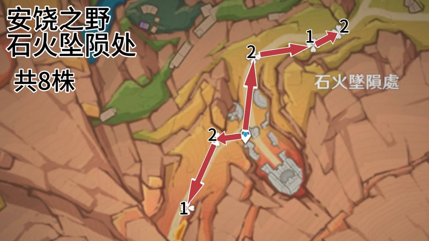 《原神》“瓦雷莎”突破材料云岩裂叶采集攻略