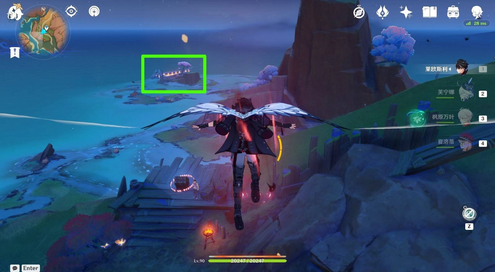 《原神》“沃陆之邦隐藏锚点”位置及前往路线，5.5隐藏锚点在哪