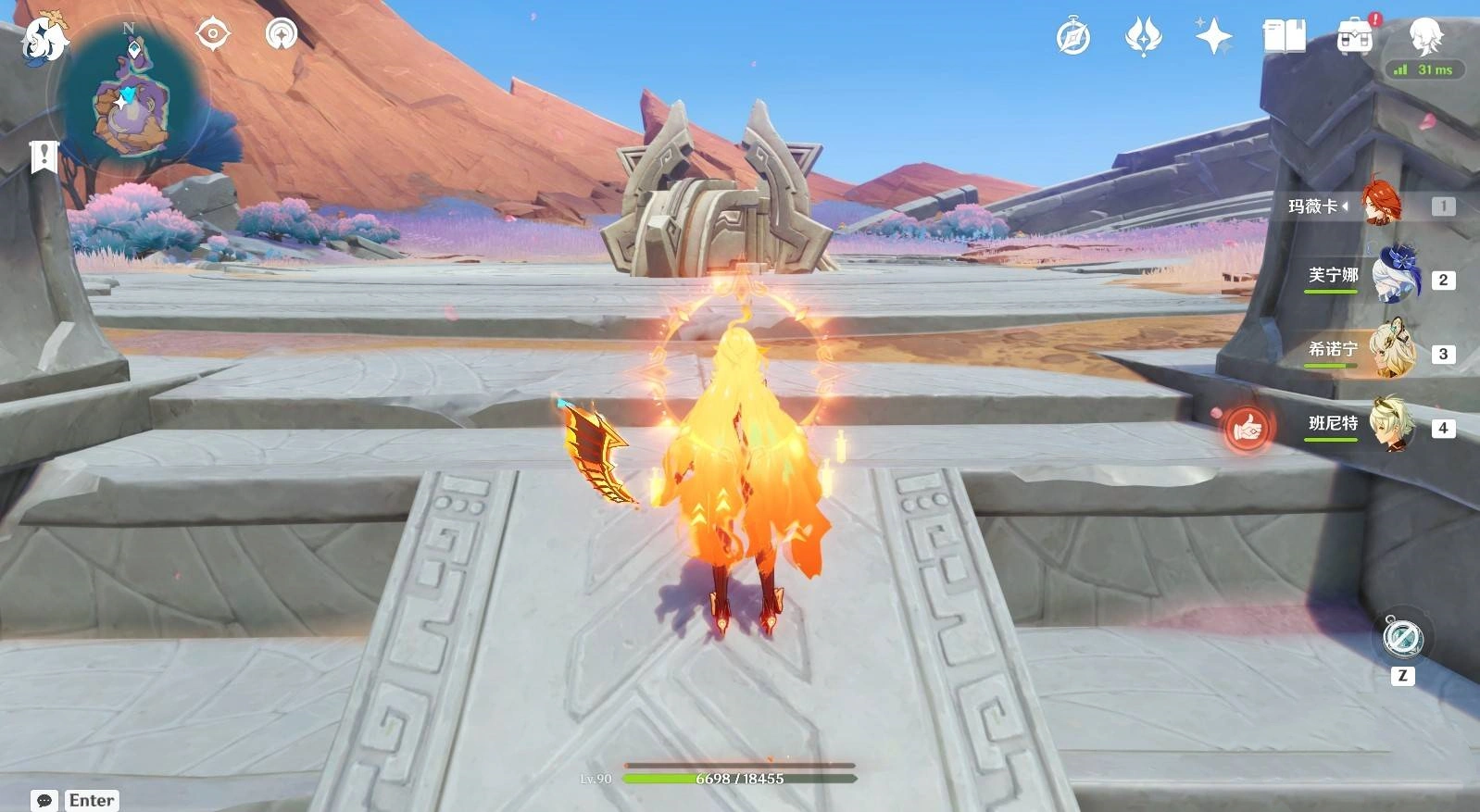 《原神》“无归的秘源龙像”位置及打法，5.5无归的秘源龙像解谜攻略