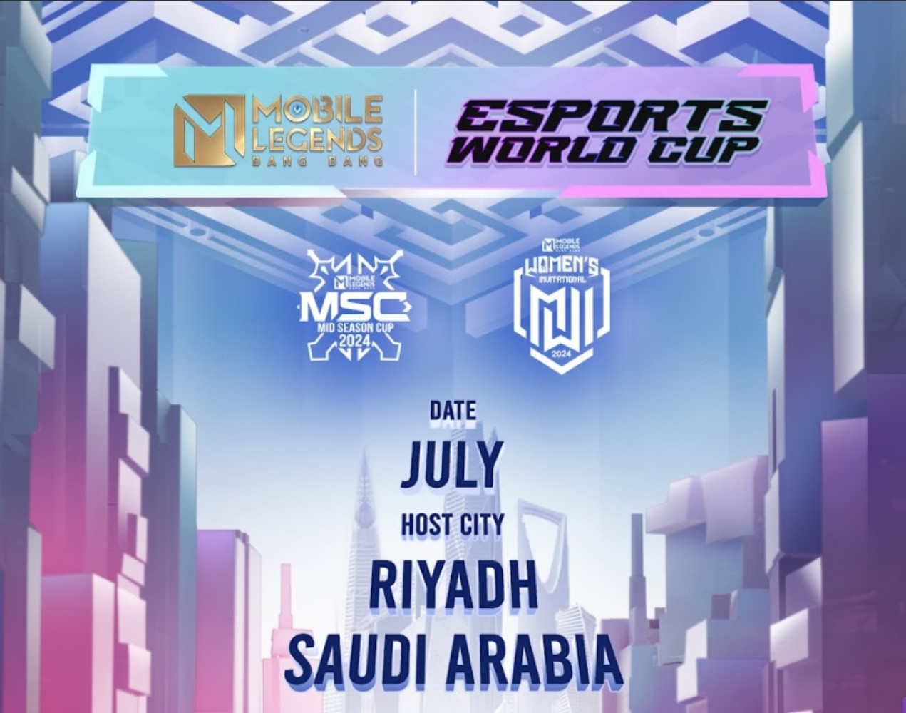 Mobile Legends: Bang Bang to be featured at Esports World Cup.