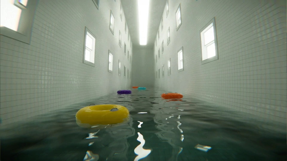 恐怖冒险新作《池POOLS》4月底上市，环顾四周并听听声音