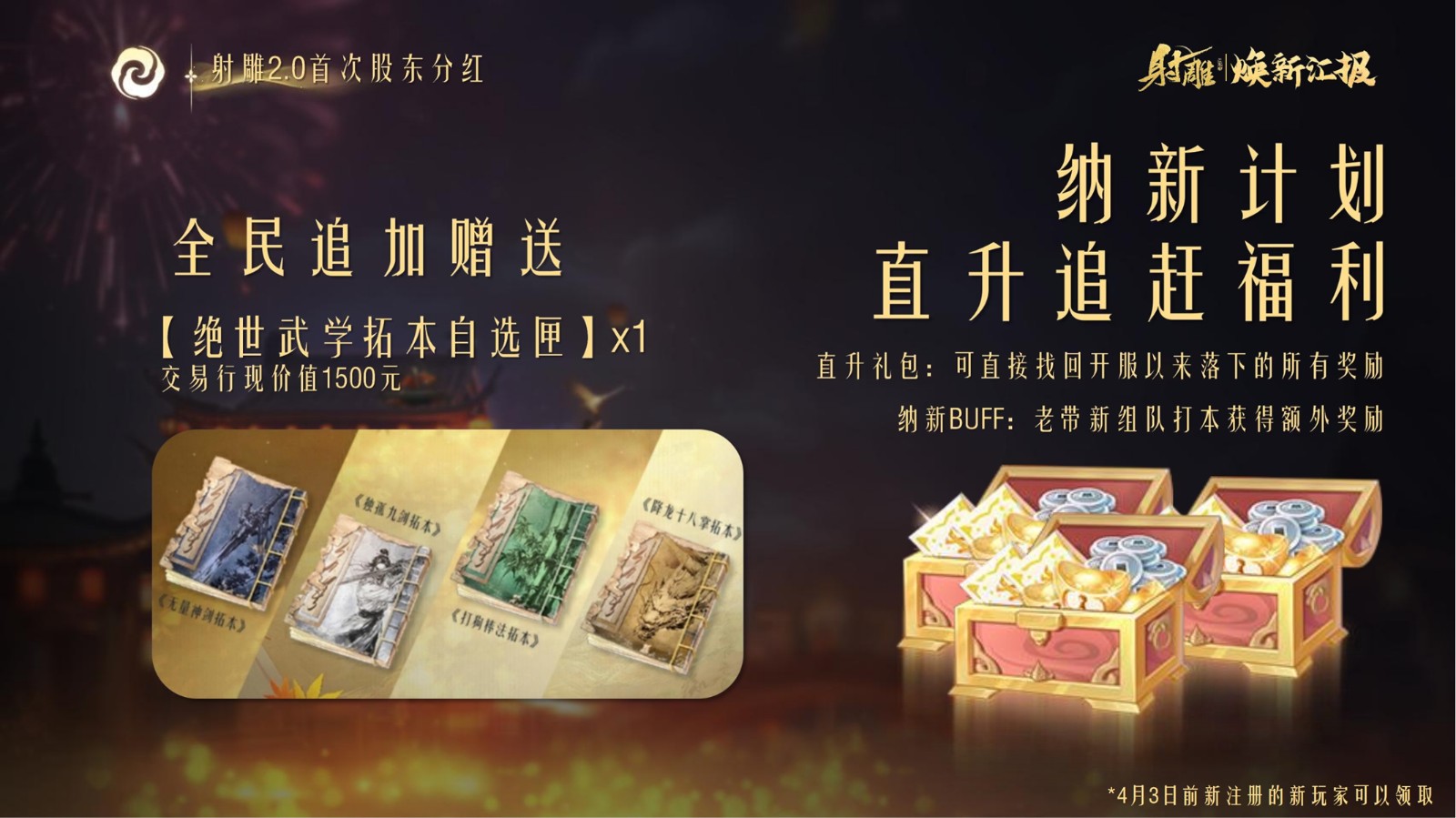 雕子活下来了《射雕》2.0全民分红答谢“初始股东”